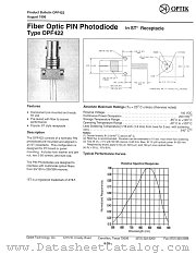 OPF422 datasheet pdf Optek Technology