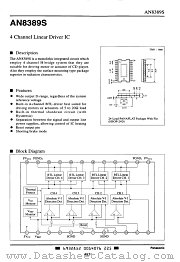 AN8389S datasheet pdf Panasonic