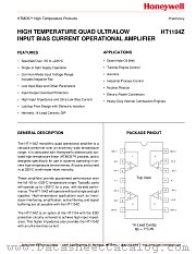HT1104ZDC datasheet pdf Honeywell Sensing