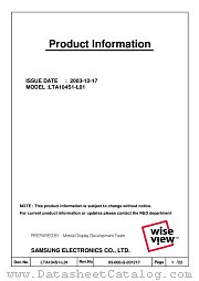 LTA104S1-L01 datasheet pdf Samsung Electronic