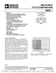 AD8391AR-REEL7 datasheet pdf Analog Devices