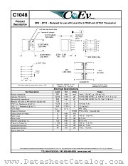 C1048 datasheet pdf CoEv Inc