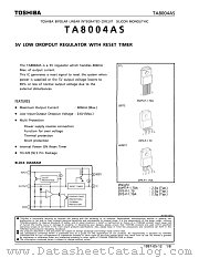 TA8004 datasheet pdf TOSHIBA