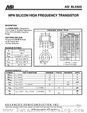 BLX65S datasheet pdf Advanced Semiconductor