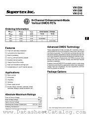 VN1310 datasheet pdf Supertex Inc