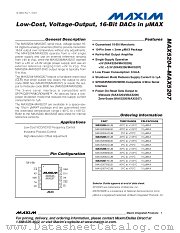 MAX5207BEUB datasheet pdf MAXIM - Dallas Semiconductor