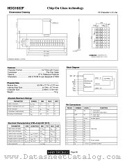 HDG1602F datasheet pdf Hantronics