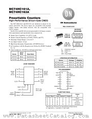 MC74HC161 datasheet pdf ON Semiconductor