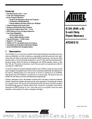 AT29C512-70JI datasheet pdf Atmel