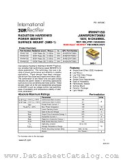 IRHN4150 datasheet pdf International Rectifier