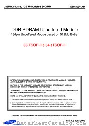 M470L6524BTU0-CB3 datasheet pdf Samsung Electronic