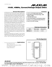 MAX5181BEEG datasheet pdf MAXIM - Dallas Semiconductor