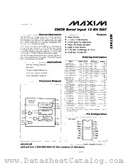 MX7543GKCWE datasheet pdf MAXIM - Dallas Semiconductor