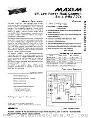 MAX1113MJE datasheet pdf MAXIM - Dallas Semiconductor