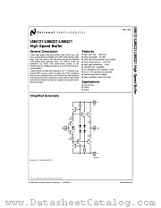 LM6121H/883 datasheet pdf National Semiconductor