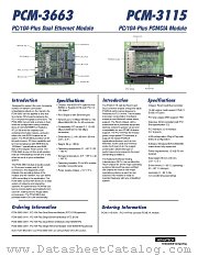 PCM-3663-01A1 datasheet pdf etc