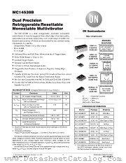 MC14538BDT datasheet pdf ON Semiconductor