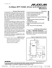 MAX3740AETG datasheet pdf MAXIM - Dallas Semiconductor