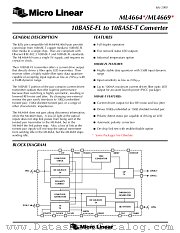 ML4664CH datasheet pdf Micro Linear