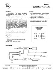ELM331DSB datasheet pdf ELM Electronics