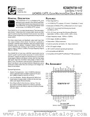 ICS87973DYI-147T datasheet pdf Integrated Circuit Systems