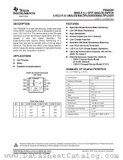 TS5A3357DCUTE4 datasheet pdf Texas Instruments
