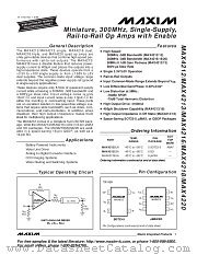 MAX4220ESD datasheet pdf MAXIM - Dallas Semiconductor