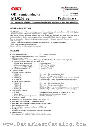 ML9204 datasheet pdf OKI electronic componets