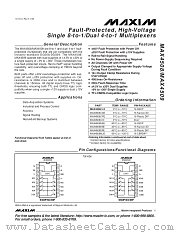 MAX4508EAE datasheet pdf MAXIM - Dallas Semiconductor