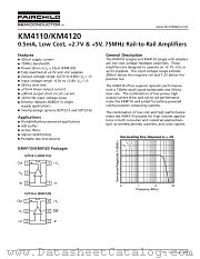 KM4120IT6 datasheet pdf Fairchild Semiconductor