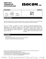 CNW11AV1 datasheet pdf ISOCOM