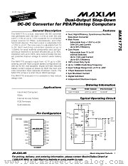 MAX1775EEE datasheet pdf MAXIM - Dallas Semiconductor