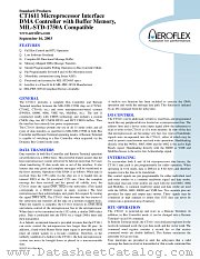 CT1611-FP datasheet pdf Aeroflex Circuit Technology