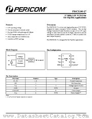 PI6CX100-27 datasheet pdf Pericom Technology