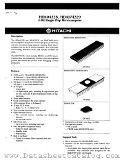 HD404329 datasheet pdf Hitachi Semiconductor