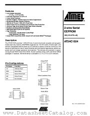 24C1024 datasheet pdf Atmel