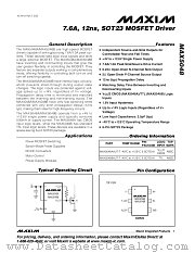 MAX5048AAUT-T datasheet pdf MAXIM - Dallas Semiconductor