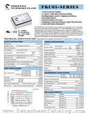 FKC05-24S12 datasheet pdf Power Mate Technology