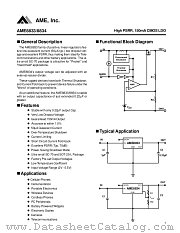 AME8834AEEV270L datasheet pdf Analog Microelectronics