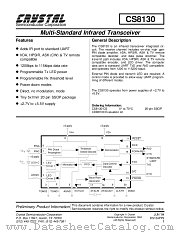 CS8130-CS datasheet pdf Crystal Semiconductor Corporation