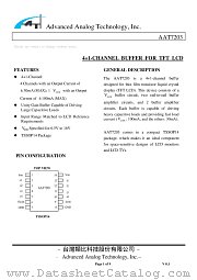 AAT7203 datasheet pdf Advanced Analog Technology