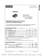 FMB1020 datasheet pdf Fairchild Semiconductor