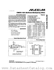 MX7524CD datasheet pdf MAXIM - Dallas Semiconductor