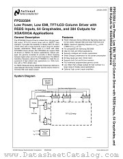 FPD33584 datasheet pdf National Semiconductor