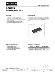 KA9260D datasheet pdf Fairchild Semiconductor