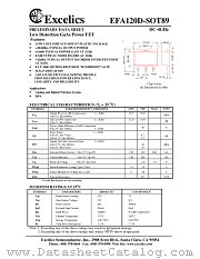 EFA120D-SOT89 datasheet pdf Excelics Semiconductor