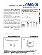 MAX4844ELT datasheet pdf MAXIM - Dallas Semiconductor