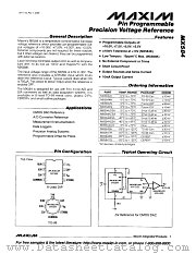 MX584TQ datasheet pdf MAXIM - Dallas Semiconductor