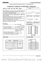 TC74AC273FP datasheet pdf TOSHIBA