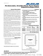 MAX6893 datasheet pdf MAXIM - Dallas Semiconductor